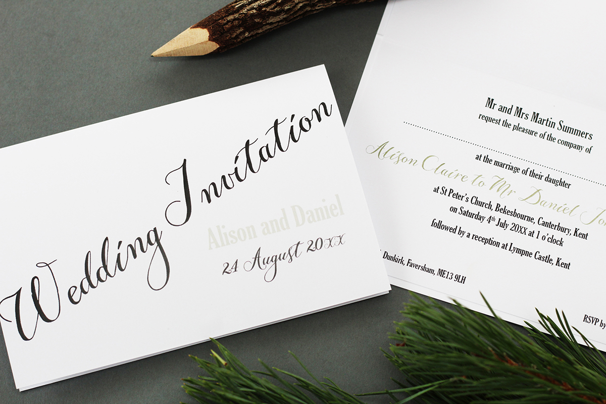 Congratulations from Millbank and Kent Wedding Stationery